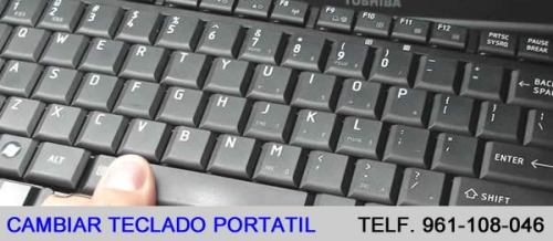 cambiar teclado portatil Navarrés